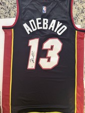 Bam Adebayo Miami Heat #13 Signed Basketball Jersey JSA Witnessed picture