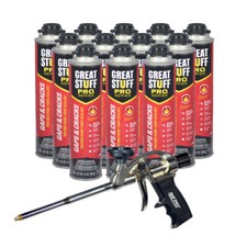 Great Stuff PRO Gaps and Cracks, 24oz, Case of 12 with Foam Gun picture