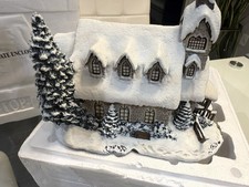 Thomas Kinkade Hawthorne Village Light of Hope Church 2000 - WITH Box & COA picture