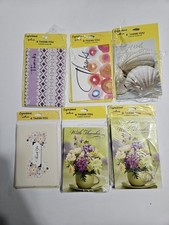 Lot Of 27 - Vintage Hallmark Expressions Thank You Cards with Envelopes 6 Packs  picture