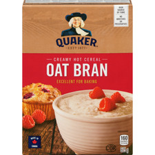 4-Pack Quaker Oat Bran creamy hot cereal picture