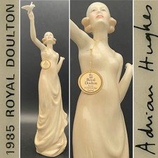 Royal Doulton Reflections HN3074 Paradise Figurine 1985 by Adrian Hughes 14”tall picture