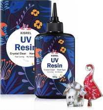 KISREL UV Resin 100g - Upgraded UV Resin Kit, Hard Type Crystal Clear Ultraviole picture