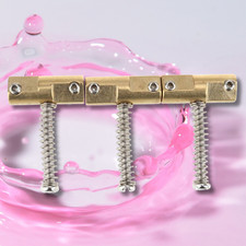 Wilkinson Telecaster Guitar Bridge Saddle Brass Set of 3 Compensated for Fender picture