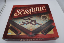 Scrabble Board Game Deluxe Turntable Crossword  2001 Hasbro picture