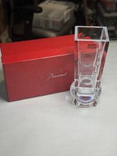 NIB FLAWLESS Exceptional BACCARAT Thomas Bastide GEODE Crystal FLOWER VASE 7” picture