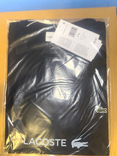 Lacoste Black Men’s M Crew Tee  Cotton Drawstring Solid TH6709 51 031 picture