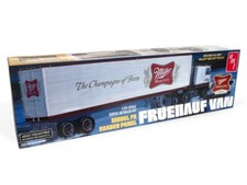 1:25 AMT *MILLER BEER* Freuhauf 40' Semi Trailer Plastic Model Kit *NEW SEALED* picture