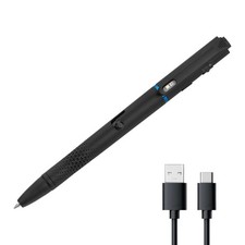 Olight O’Pen 3 EDC Pen with Tip and Clip Lights and Green Pointer (BK) picture