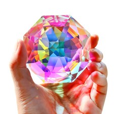 3inch Rainbow Sun Catcher Crystals for Windows AB Colored Large Prisms picture