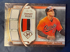 2017 Topps Museum Collection Manny Machado Primary Pieces Quad Relic /75 picture