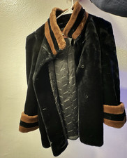 Vintage Sasson Borgazia Faux Fur Coat  picture