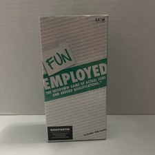 FUN EMPLOYED Interview Game of Actual Jobs Absurd Questions Kickstarter 2016 NEW picture