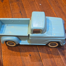 Vintage Tonka Metal Light Blue Pickup Truck Toy Vehicle picture