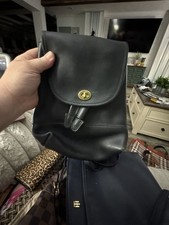 Coach 9960 Black Leather Backpack picture