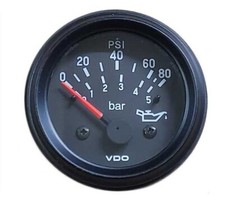 VDO gauge Oil pressure 80 psi genuine Cockpit International 350-93400, 2