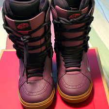 Womens Size 9 Vans Hi-Standard OG Ultra Cush Snowboarding Boots Purple picture