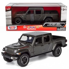 MOTORMAX 1:27 2021 JEEP GLADIATOR RUBICON Granite Dark Grey 79368 AST Exclusive picture