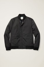 Bonobos Filled Boulevard Bomber Black Size Medium picture