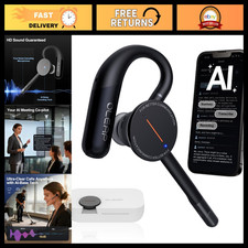 Wireless AI Voice Recorder Earpiece, Bluetooth Headset with Transcription & Nois picture