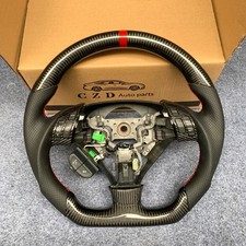 CZD High Quality Real Carbon Fiber Steering Wheel In Red For Acura TSX 2004-2008 picture
