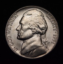 1951-S Jefferson Nickel  BU++++Full Steps picture