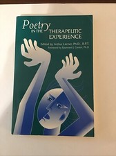 POETRY IN THE THERAPEUTIC EXPERIENCE By Arthur Lerner, Mint 1st ed. 1994, signed picture