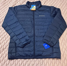 Columbia Powder Lite Blue Down Insulated Full Zip Puffer Jacket Men’s L picture
