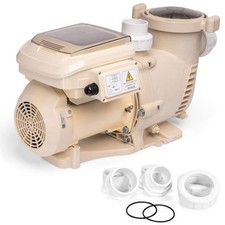 XtremepowerUS 1.75HP Variable 2-Speed Pool Pump Inground 230V Timer 2