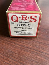 Happy Birthday Medley Vintage QRS Piano Roll Vintage QRS Word Roll Deluxe Ed picture