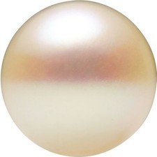 Natural Fine White Freshwater Pearl - Round - Half-Drilled - China - AAA Grade picture