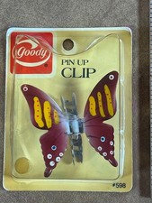 Vintage Goody Pin Up Clip #598 1985 Butterfly Hair Accessory picture