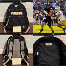 RARE Purdue Boilermakers Football Team Issued Nike Utility Heat Backpack 🏈 picture