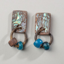 Pair of 19th Century Zuni Earrings picture