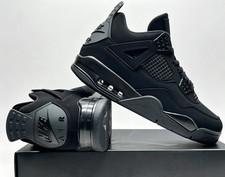 2025 Men's Retro Jordan 4 'Black Cat' Mid Top Bssketball Shoes US Size7-13 picture