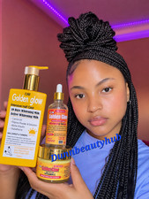 3 in 1 Golden Glow Skin Intensive H-C Body Lotion 500ml, Face Cream & Serum picture