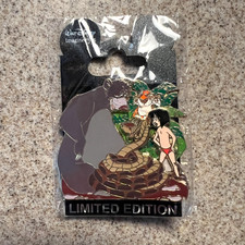 Walt Disney Imagineering WDI - Jungle Book Mowgli Baloo Shere Khan LE 200 Pin picture