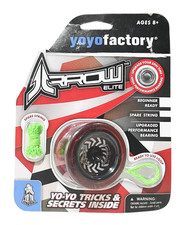 YoyoFactory Arrow Elite Beginner Yoyo Toy Red Black Cap For Beginner To Expert picture