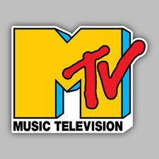 MTV Vinyl Sticker/Decal - Music Television - 80's - 90's - Videos - Reality TV picture