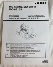 JUKI MO-6804S MO-6814S MO-6816S Sewing Machine Instruction Manual, OEM picture