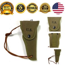 WWII WW2 Style M1916 .45 Canvas Holster Utility Holster for Colt M1911 and Simil picture