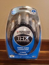 Monster THX Certified Stereo Audio Connection 4FT Cable NEW picture