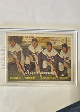 1957 Topps - Duke Snider, Roy Campanella, Gil Hodges #400 picture