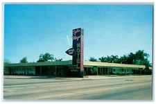 c1960's Tyler Plaza Motel Coffee Shop & Restaurant Orlando Florida FL Postcard picture