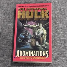 THE INCREDIBLE HULK: ABOMINATIONS Jason Henderson, Preiss 1997 1st ptg Paperback picture