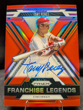2026 Panini Prizm Franchise Legends Tony Perez Auto Red #/99 Color Match #FLS-TP picture