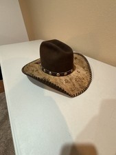 Rodeo King Cowboy Hat Brown 7X Beaver Quality picture