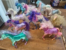 RARE Vintage 80's Kenner FASHION STAR FILLIES Toy Horses Lot Of 10 picture