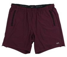 RVCA Sport Yogger IV Shorts sz M Medium Plum Burgundy V201TRYS picture