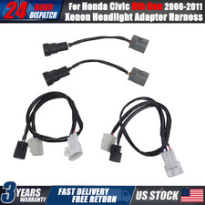 Headlight Conversion Harness For 2006-11 Honda Civic 8th Gen FD2 CTR HID Adapter picture